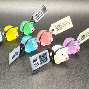 Mini Magnetic Glow-in-the-dark Hogs for Harley Motorcycles | Custom Tag | Fun Biker Gift | Hide & Track Game | Online Photo Album