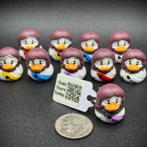 Mini “Jesus Loves You” Duck | Custom Trackable Tag | Magnet or Suction Cup | Tiny Christian Favor | Faith-Inspired Duck Gift | Cruise, Jeep