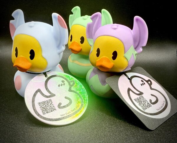 3” Stitch Duck with Custom Tag and Trackable Album | Optional Magnet or Suction Cup Upgrade | Cruise | Jeep | Disney - Image 2