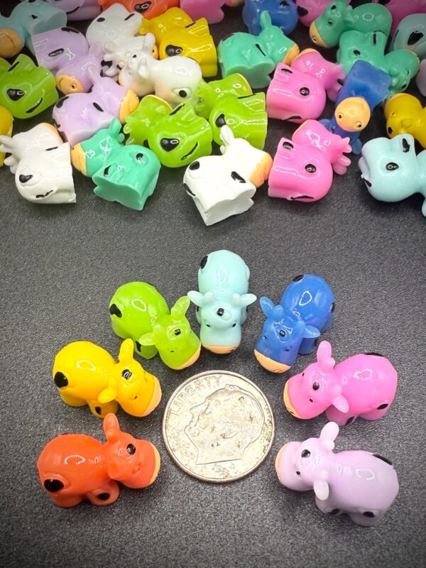 Mini Vibrant Cows | Magnetic or Suction Cup | Colorful Collectible Cows for Moo Moo Subarus, Subie, Cruises, Festivals - Image 2