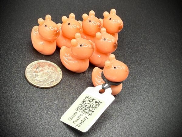 Mini Capybara Duck | Magnetic or Suction Cup | Custom Trackable Tag, Free Online Photo Album | Tiny Cruise Duck | Hide, collect, cruise Jeep - Image 4