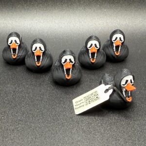 Mini Scream Ghost – LIMITED EDITION! Tiny Ghost with Magnet or Suction Cup & Custom Trackable Tag