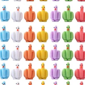Mini Magnetic or Suction Cup Finger Ducks with Custom Tags – Bright, Bold & Ready for Adventure! Great for cruises, Jeep ducking