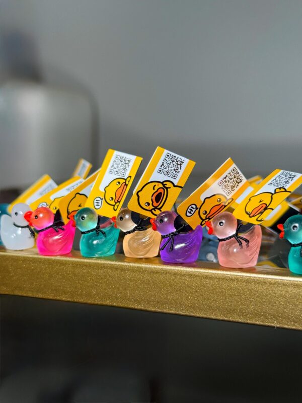 Mini Gender Reveal Ducks – Team He & Team She | Optional Magnet or Suction Cup | Personalized Tag, Online Photo Album, Perfect Party, Votes - Image 5