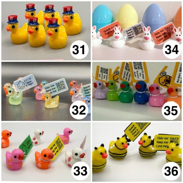 Duck Duck Zoo Tiny Animal Monthly Subscription Box – Starts at just 10!  Ducks, Cows, Frogs, Hippos & More! Custom Tags, Magnet, Suction Cup - Image 8