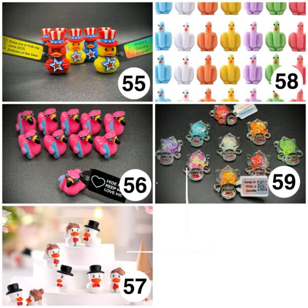 Duck Duck Zoo Tiny Animal Monthly Subscription Box – Starts at just 10!  Ducks, Cows, Frogs, Hippos & More! Custom Tags, Magnet, Suction Cup - Image 9