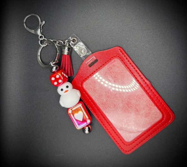 Lucky Duck Keychain w/ Card Holder | Personalize, Choose Colors, Optional Bad Bitch Duck Pin - Cruise, Work, Jeep, Party Favor, Gift | Badge - Image 5