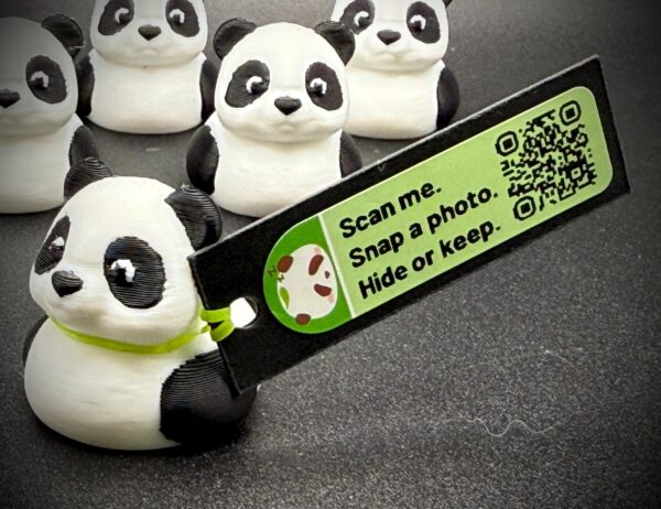 Mini Panda Duck – Tiny 1” Duck in Panda Style – Cute Animal Party Favor, Cruise Duck, Jeep Ducking, Zoo Fun! - Image 4