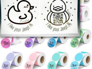 1.5”-2” Jeep Duck Tags or Magnets – Tons of Colors – Jeep Ducking Accessories with Custom Design