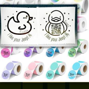 1.5”-2” Jeep Duck Tags or Magnets – Tons of Colors – Jeep Ducking Accessories with Custom Design