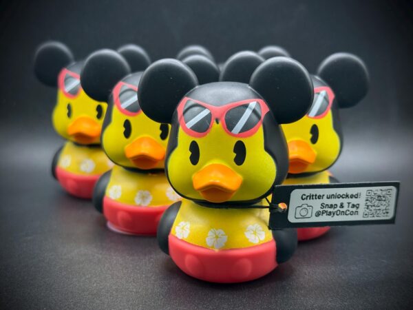 LIMITED EDITION Summer Disney Ducks – 3” Luau Mickey Mouse – Hawaiian Cruise Ducks with Sunglasses – Custom Tags - Party Favors - Jeep - Image 8