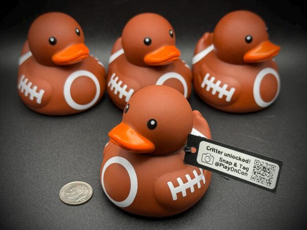 LIMITED EDITION 2.25” Football Ducks – Custom Tags & Optional Magnet or Suction Cup Base - Tailgating, Party Favors, Stadium Treats - Image 5
